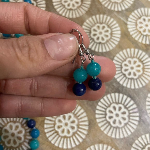 Vintage Lapis necklace set - Picture 5 of 5